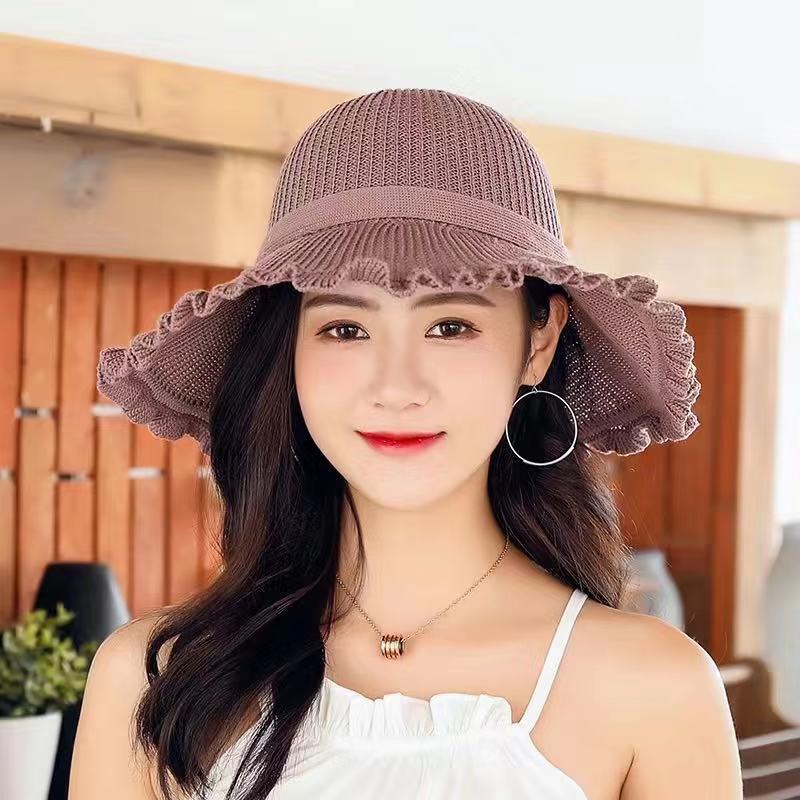 Fedora Hat Women European 9.5CM Chain Rolled Edge  Hat - Image 2