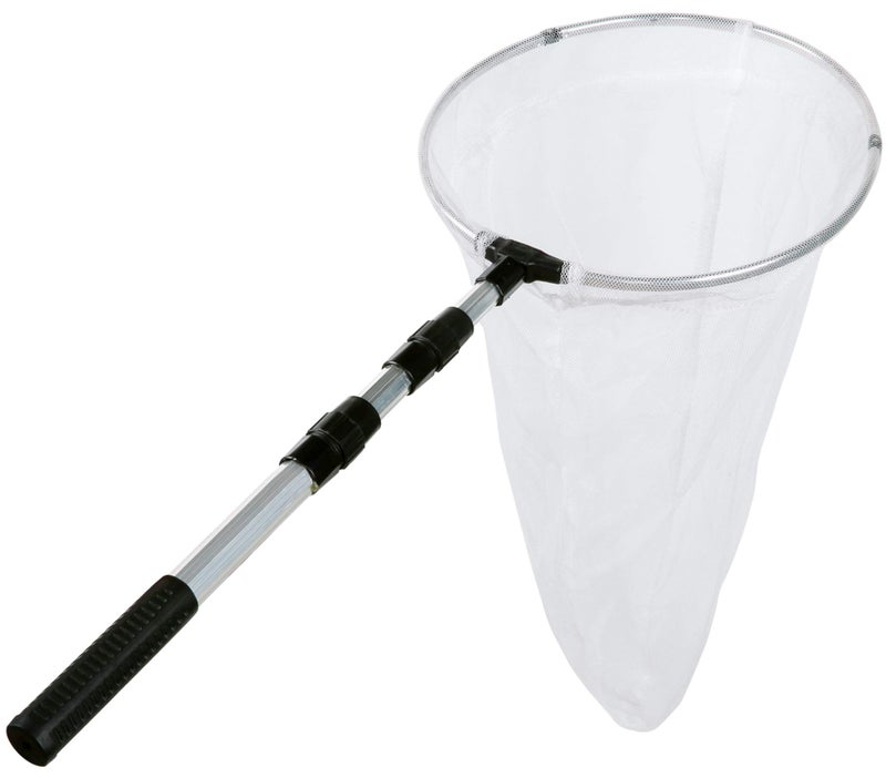 RESTCLOUD Butterfly Net with 12" Ring, 24" Net Depth, Handle Extends to 36 Inches (12" Ring, 36" Handle) - Image 1
