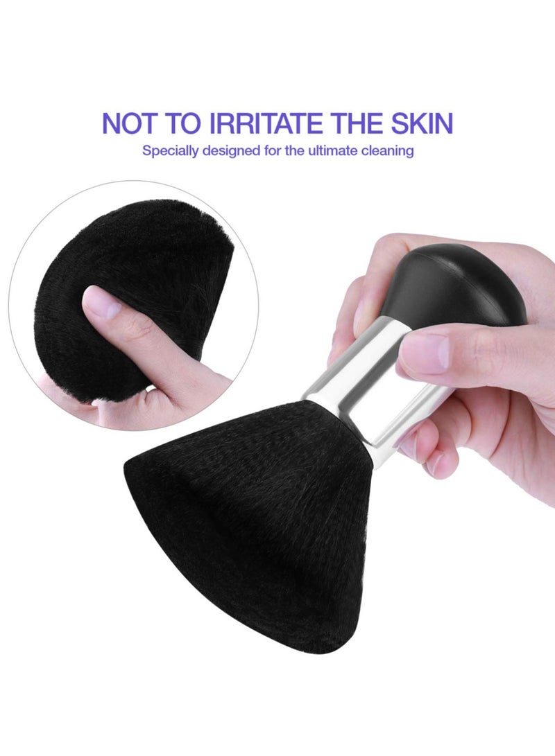 ORiTi Professional Barber Cape with Snap Closure, Hair Cutting Salon Cape Hairdressing Apron Black, Neck Duster Brush Included - Image 3