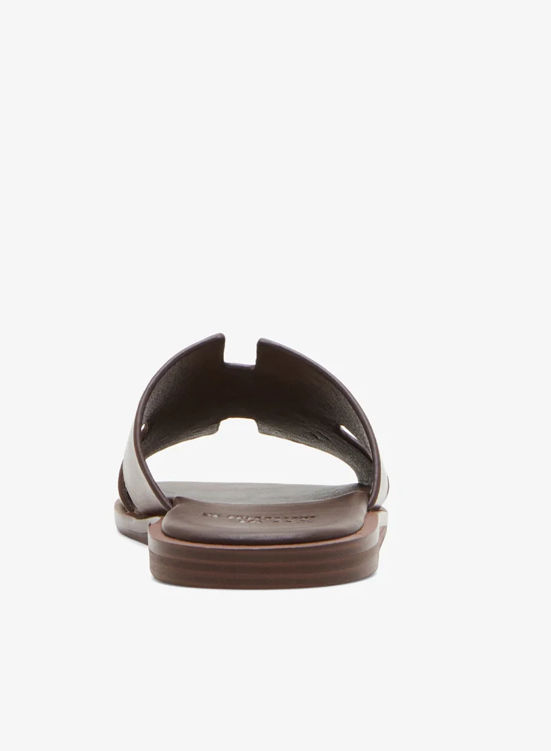 STEVE MADDEN BROWN LEATHER Leon Casual Sandals for Men | Best Price UAE