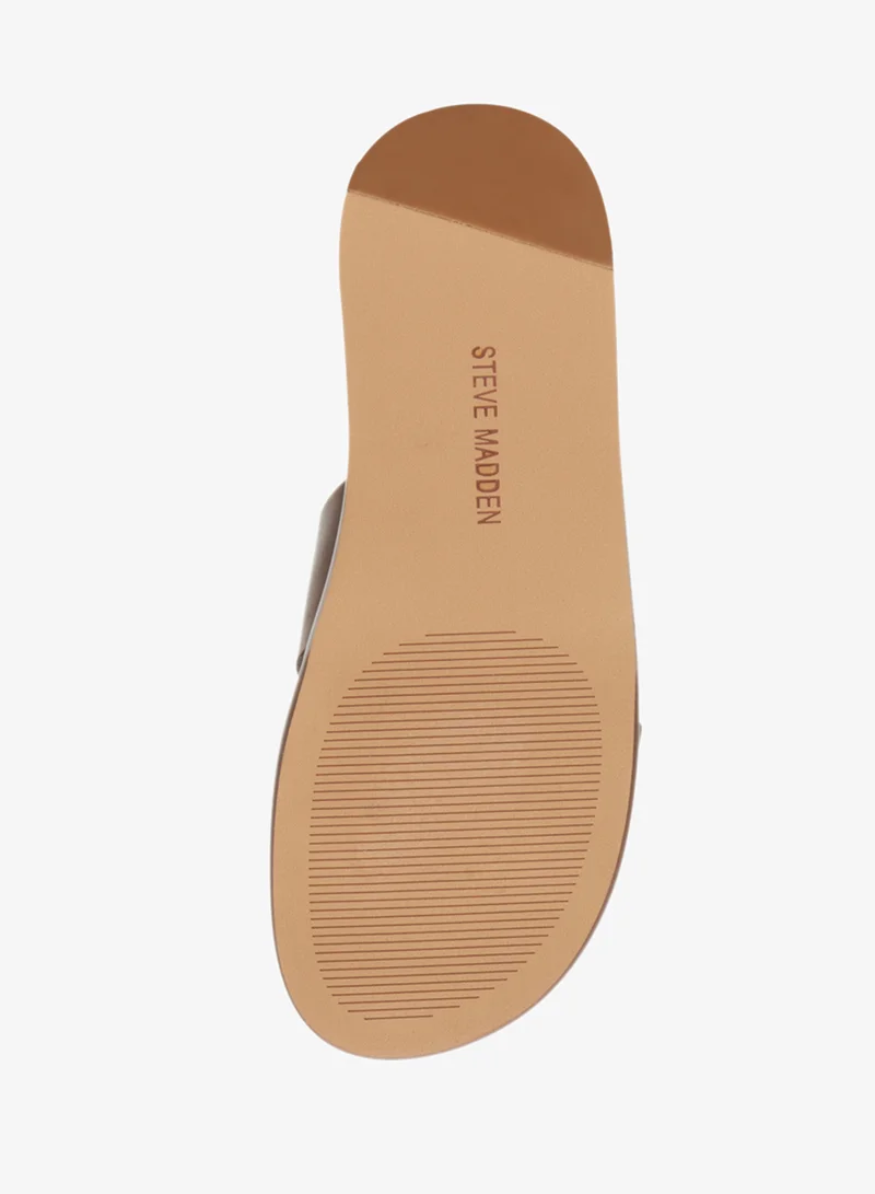 STEVE MADDEN BROWN LEATHER Leon Casual Sandals for Men | Best Price UAE