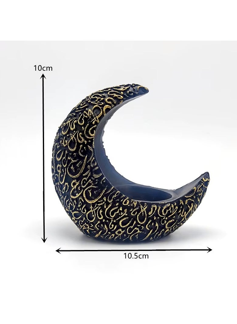 ماركة غير محددة - مبخرة مزخرفة بهلال رمضان,مبخرة الهلال الأنيقة - Image 1
