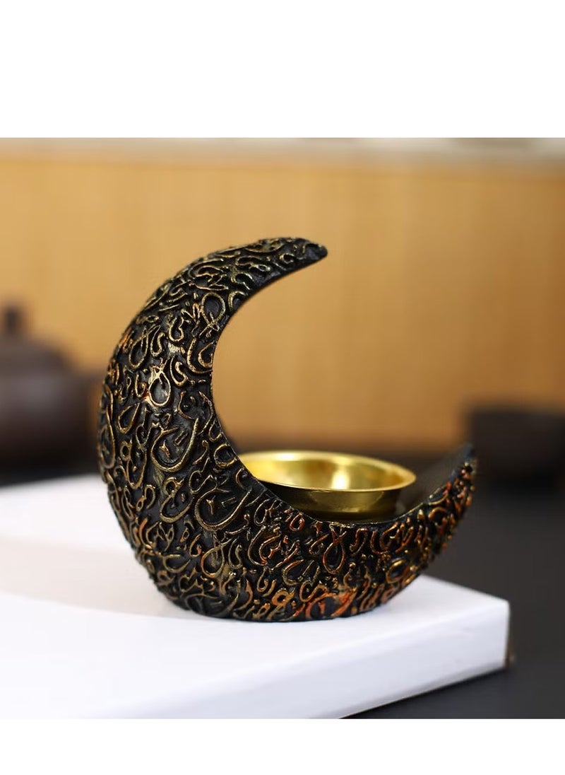 ماركة غير محددة - مبخرة مزخرفة بهلال رمضان,مبخرة الهلال الأنيقة - Image 1