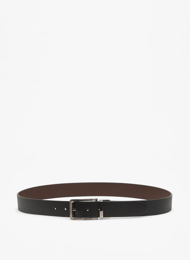 دوتشيني حزام رجالي بنقوش مع إبزيم دبوس - Image 1