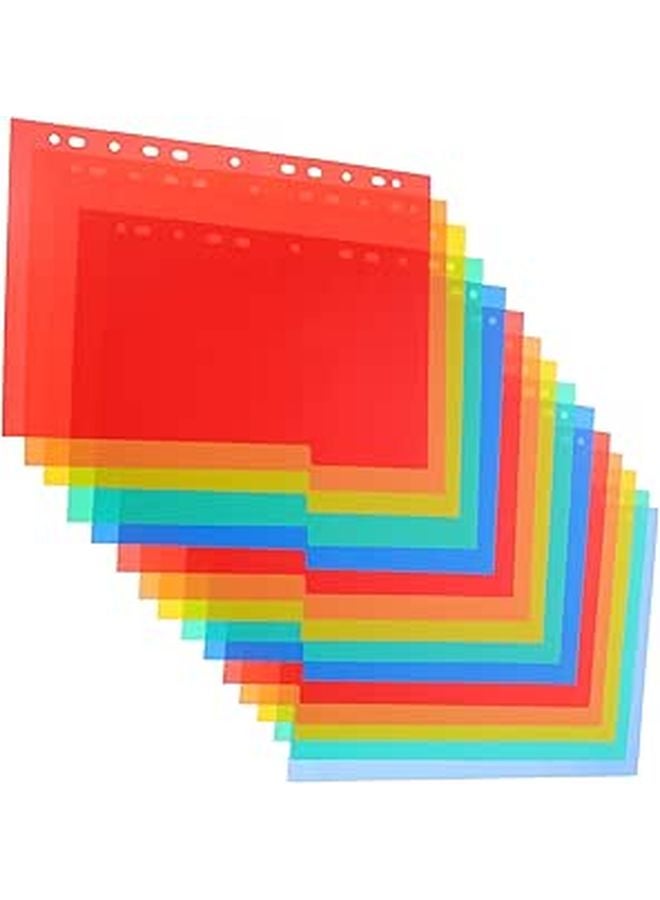 A4 Binder Dividers with 20 Blank Plastic Tabs for Ring Binders Office School Filing Organization - Image 1