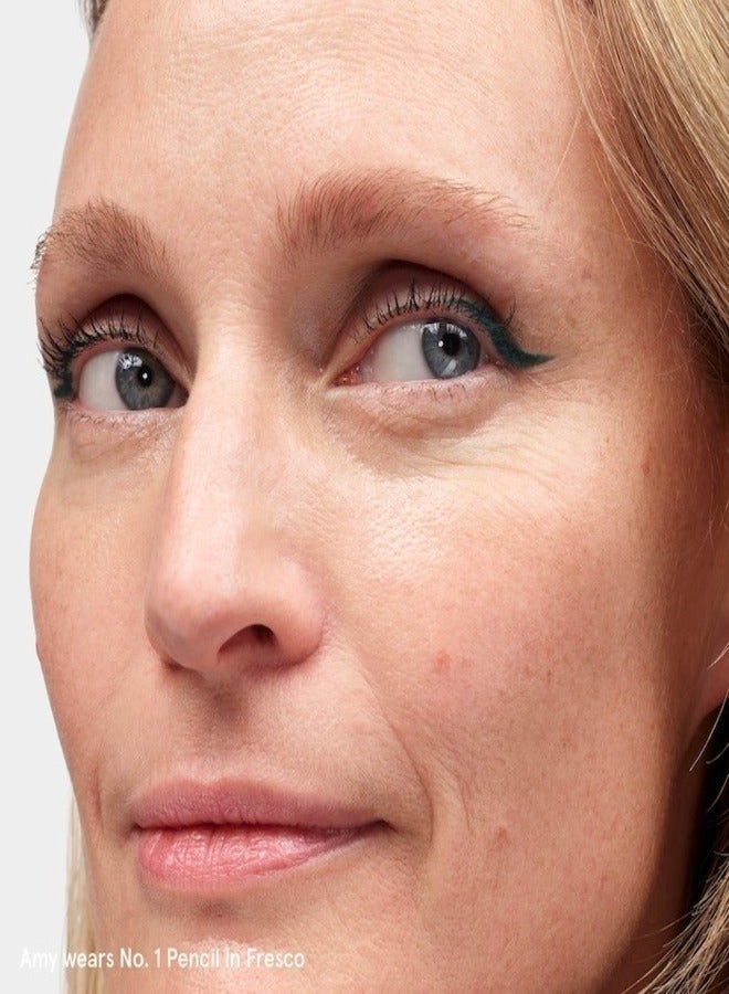 جلوسير قلم تحديد العيون اللامع رقم 1، قلم تحديد العيون الكريمي الذي يدوم طويلاً، فريسكو - أخضر الغابة الداكن 1.2 جرام - تحديد ناعم يدوم طويلاً - Image 5