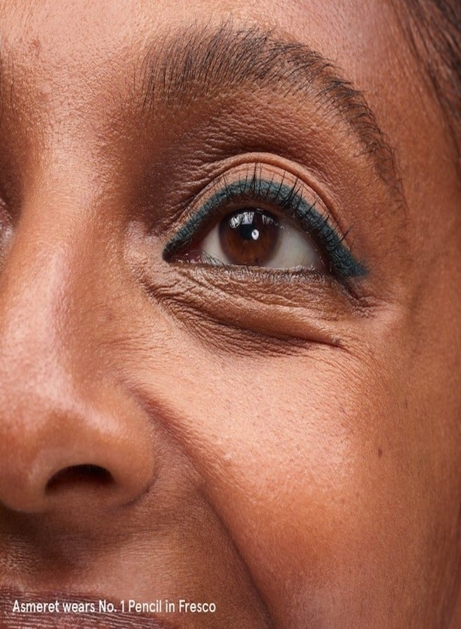 جلوسير قلم تحديد العيون اللامع رقم 1، قلم تحديد العيون الكريمي الذي يدوم طويلاً، فريسكو - أخضر الغابة الداكن 1.2 جرام - تحديد ناعم يدوم طويلاً - Image 4