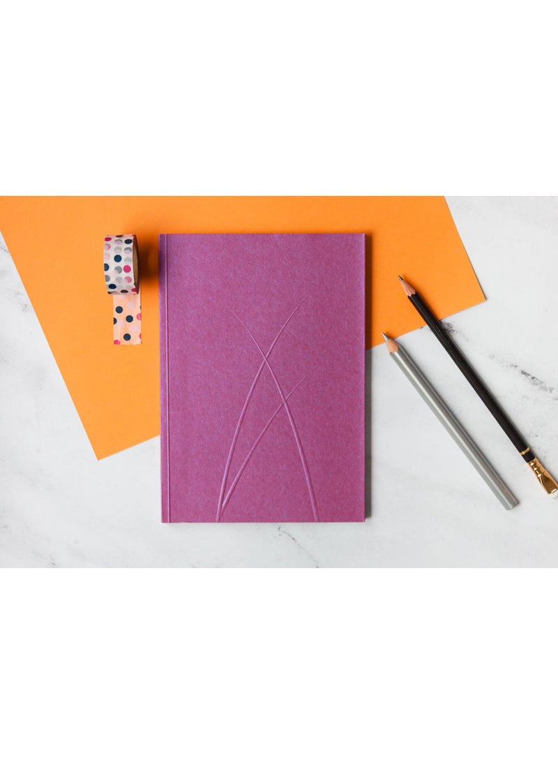 Paper-Oh Puro Fuchsia A6 Lined No Closure 128 Pages 100gsm Notebook - Pack of 2 - Image 4
