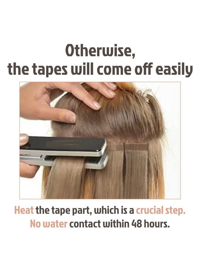 Sunny Hair - Tape in Black Hair Extensions Real Human Hair, Sunny Natural Black Tape in Human Hair Extensions Invisible Tape Hair Extensions Real Human Hair Black Long Hair 50g 20pcs 24inch - Image 1