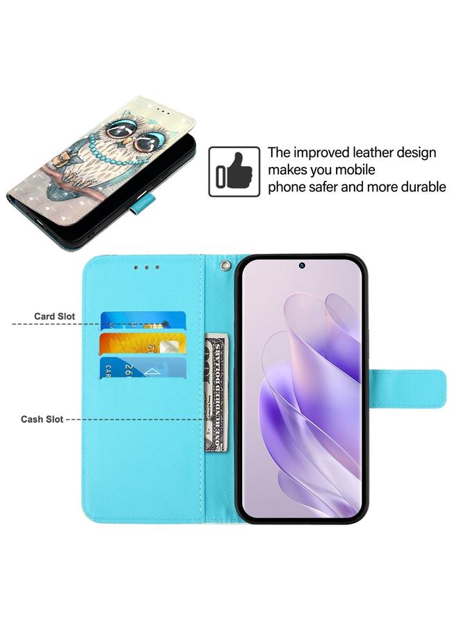 Zaboon Case For Infinix Note 40 Pro 5G 3D Painting Horizontal Flip Leather Phone Case - Image 4