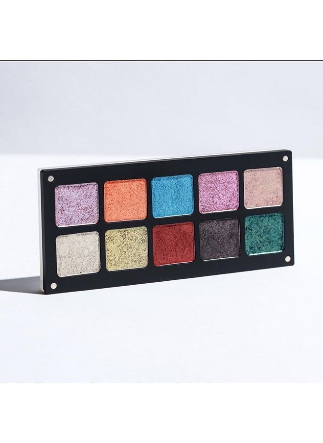 BIANCA MAKEUP BIANCA MAKEUP Chromatic Eyeshadow Palette | 10 Vibrant Shades for Unlimited Creativity. (Chromatic 2)  - Image 3