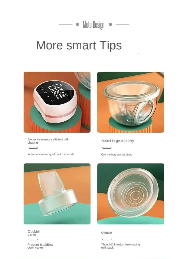 مضخة الصدر الكهربائية المحمولة  موديل   هدية إضافية إثنين مصغر فلانج - Image 3