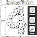 AXBMM 40 Inch Dog Foil Birthday Balloons Black White Dog Paw and Bone Print Number 4 Balloons for Girls Boys 4th Birthday Party DecorationsNumber 4 - Image 4