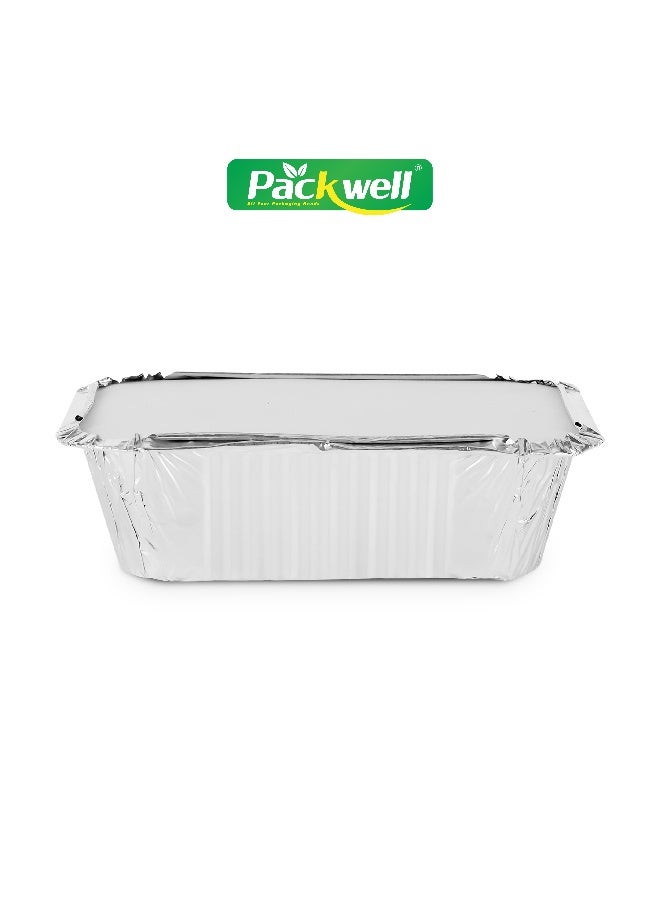 packwell Combo Aluminum Container with Lid 8342 10 Pcs * 3 pac 30 pcs - Image 3