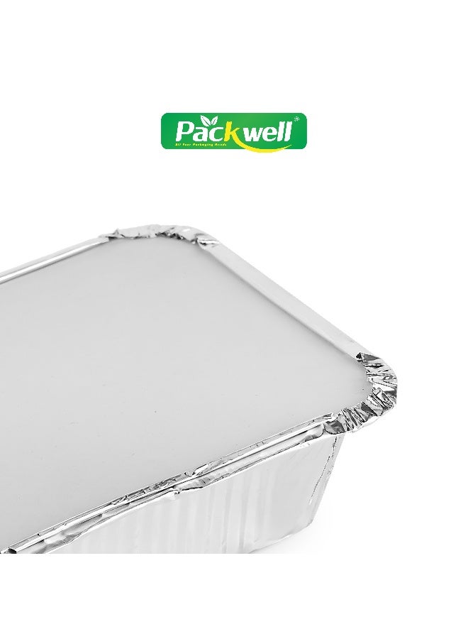packwell Combo Aluminum Container with Lid 8342 10 Pcs * 3 pac 30 pcs - Image 4