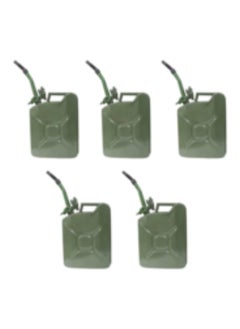 KNP KNP 20L Gas Fuel Can Pack of 5 is Designed for Safe and Efficient Storage and Transportation of Gasoline Diesel or other Fuels.  - Image 1