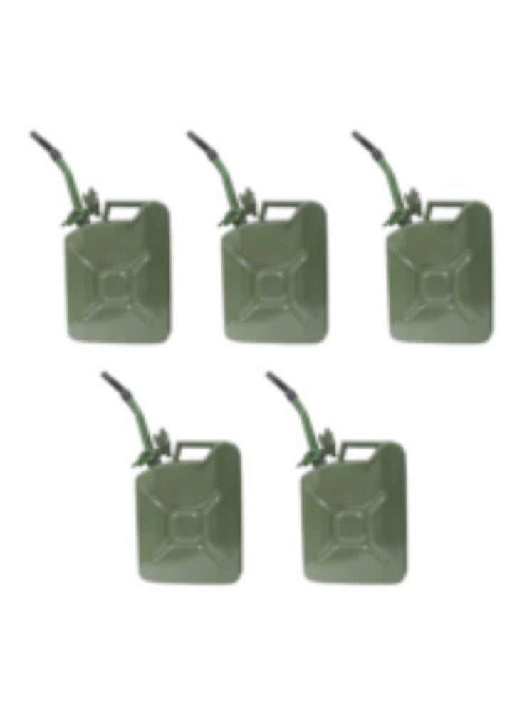 KNP - KNP 20L Gas Fuel Can Pack of 5 is Designed for Safe and Efficient Storage and Transportation of Gasoline Diesel or other Fuels. - Image 1