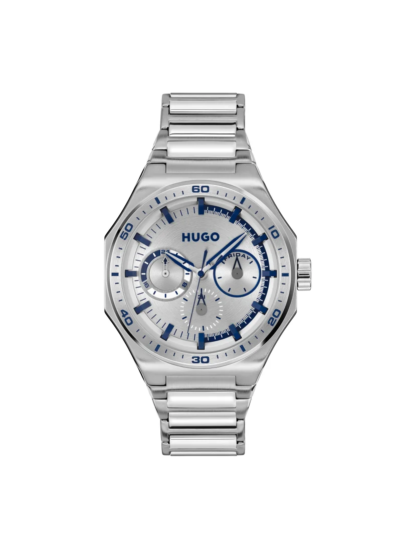 HUGO Grail Sport Steel Strap Analog Watch