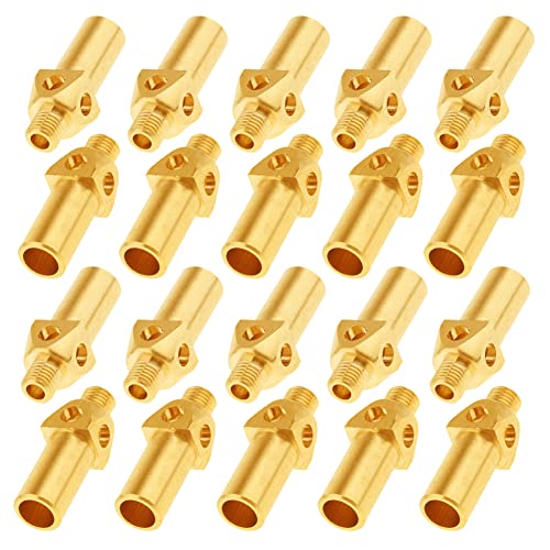 Joywayus Brass Propane Gas Jet Tips for 102032 Tips Cast Iron Burner Propane Gas Burner NozzlePack of 20 - Image 1