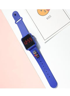 DTBG 4 Pcs Kids' Square Water Resistant Silicone Digital Watch  - Image 4