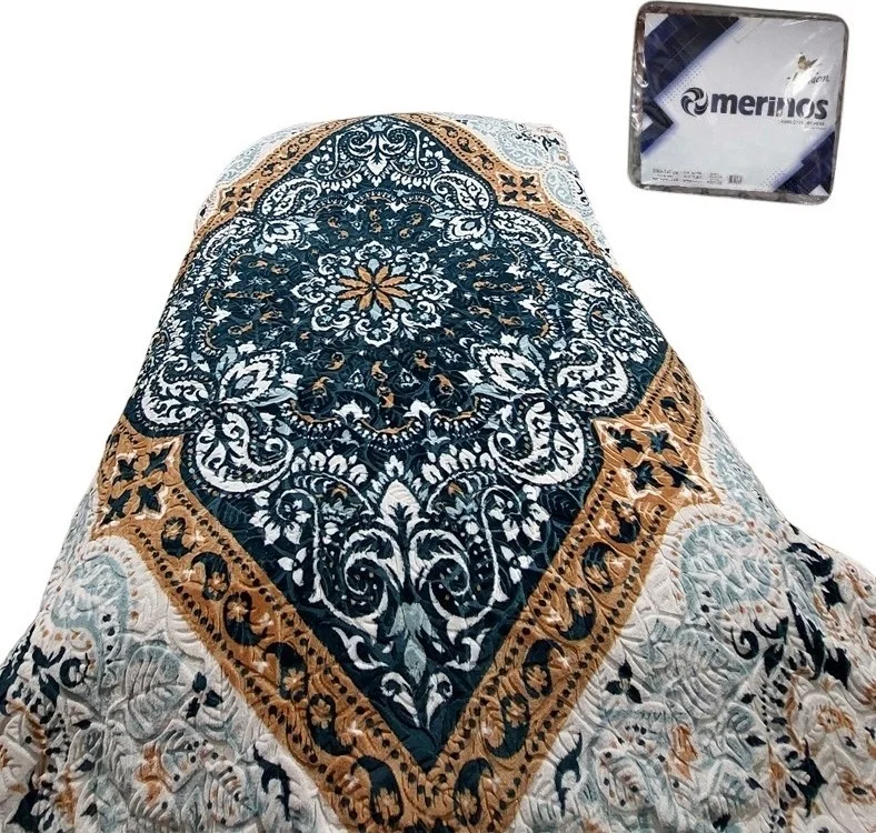 MERINOS Fashion Double Mink Blanket (200X240)-AZUL Petrol