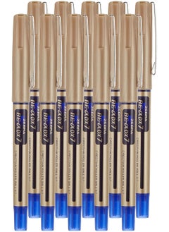 ZEBRA 10 Piece DX7 Direct Ink Roller Ball Blue Ink Pen 0.7mm  - Image 3