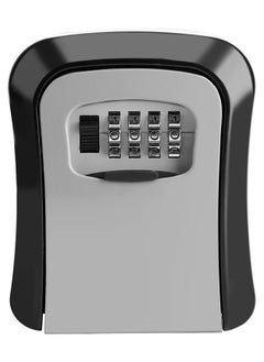 Generic Wall Mounted Password Lock Box, Outdoor Wall Mounted Safe Box with 5 Keys Capacity for Home, Garage, School Keys and Spare Keys, Key Safe Box with Combination Lock  - Image 1