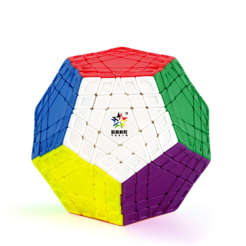 Cuberspeed Yuxin gigaminx stickerless 12 Sided Cube Megaminx 5x5 Layer Speed Cube Gigaminx 5x5 Puzzle Cube - Image 1