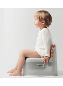Babycare Babycare - 3-in-1 Non-Slip Toddler Potty Chair, Dino Design, Powder Pink, Safe Baby Potty Training Seat, BPA-Free, Leak-Proof, Easy Clean, Portable, Durable, Eco-Friendly, International Safety Approved  - Image 4