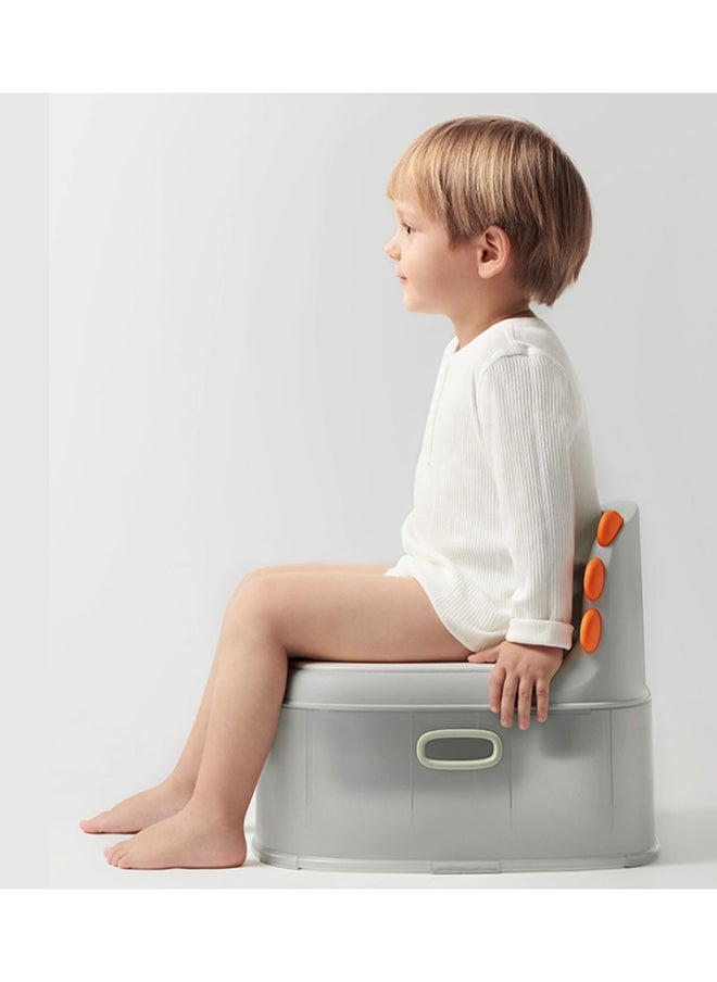 Babycare Babycare - 3-in-1 Non-Slip Toddler Potty Chair, Dino Design, Powder Pink, Safe Baby Potty Training Seat, BPA-Free, Leak-Proof, Easy Clean, Portable, Durable, Eco-Friendly, International Safety Approved  - Image 4