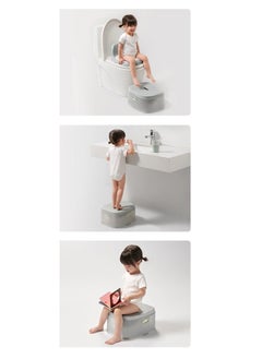 Babycare Babycare - 3-in-1 Non-Slip Toddler Potty Chair, Dino Design, Powder Pink, Safe Baby Potty Training Seat, BPA-Free, Leak-Proof, Easy Clean, Portable, Durable, Eco-Friendly, International Safety Approved  - Image 5