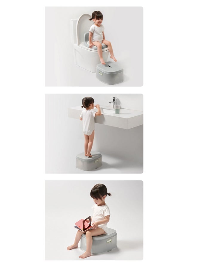 Babycare Babycare - 3-in-1 Non-Slip Toddler Potty Chair, Dino Design, Powder Pink, Safe Baby Potty Training Seat, BPA-Free, Leak-Proof, Easy Clean, Portable, Durable, Eco-Friendly, International Safety Approved  - Image 5