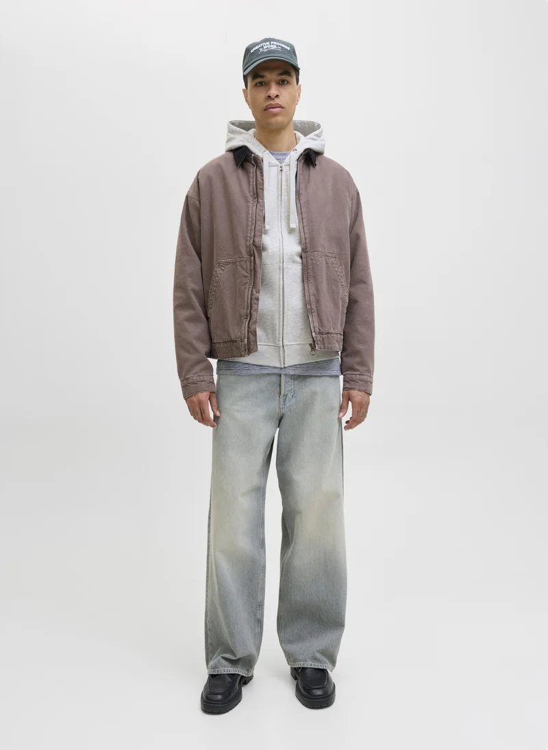 JACK & JONES  Embellished Zip Through Hoodie for Men | Best Price UAE