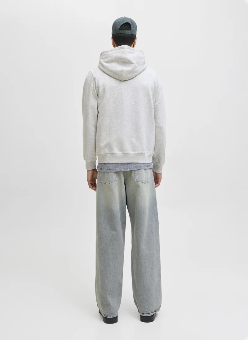 جاك اند جونز Embellished Zip Through Hoodie