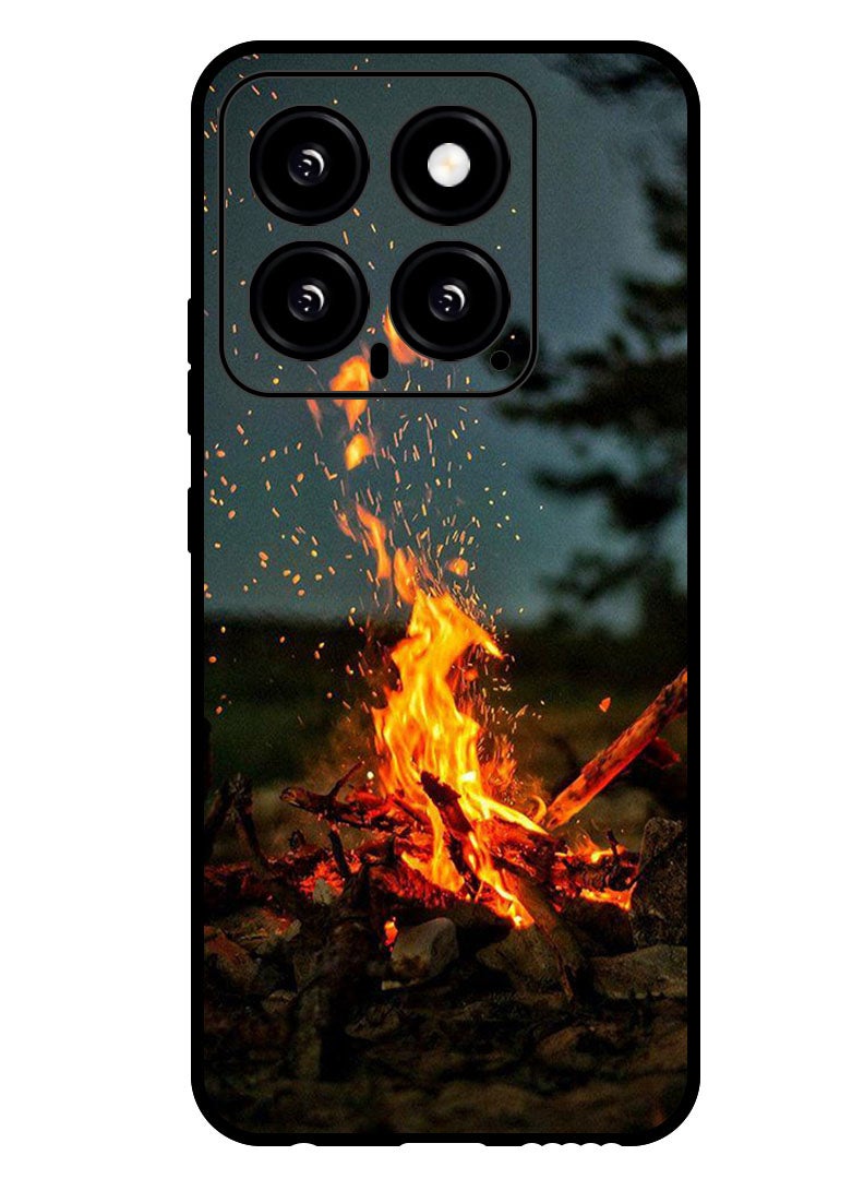 Theodor Protective Case Anti Scratch Shock Proof Bumper Cover For Xiaomi 14 Bonefire - Image 1