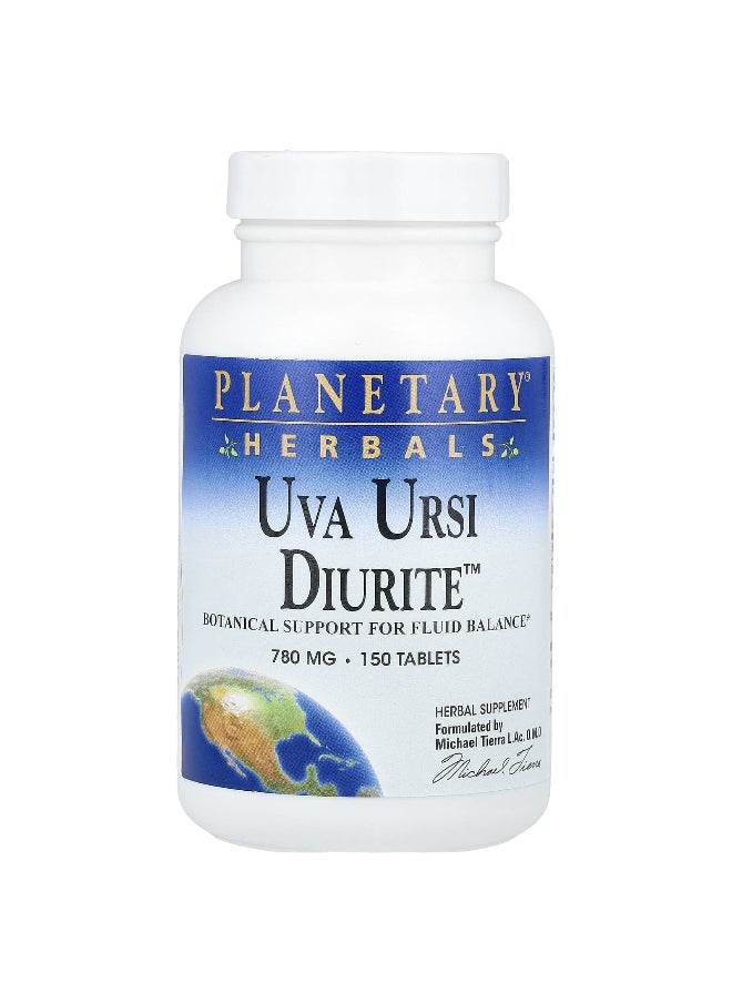 PLANETARY HERBALS Planetary Herbals, Uva Ursi Diurite™, 150 Tablets  - Image 1