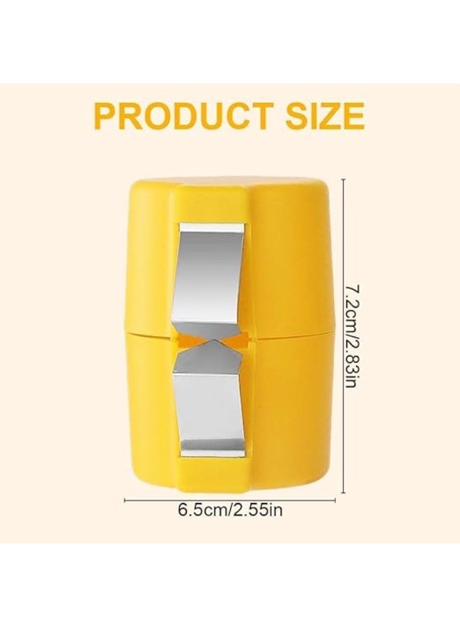 Creative Handheld Egg Opener – 2-Pack – Stainless Steel Clamp – Red - Image 5