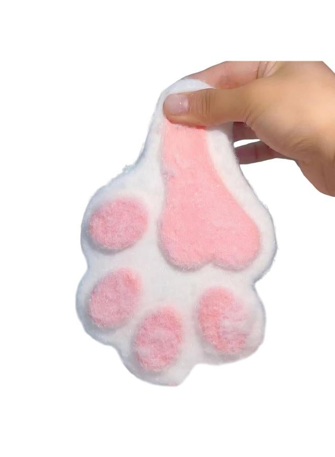Taba Squishy Paw 5.5,Handmade Squishy Paw,Large Size Fufu Squishy Big Paw,for Anxiety&Relaxation,Cat Paw Squishy Fidget Toys,Desk Accessory for Adults,Birthday Gifts for Boys and Girls(Pink)