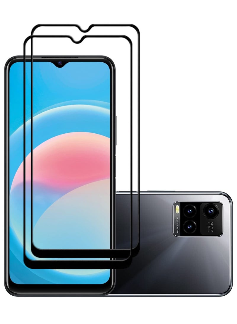 ACLIX 2 Pieces Antistatic ESD Dustproof Premium Quality High Definition Tempered Glass Screen Protector Designed For vivo Y33s - Image 1