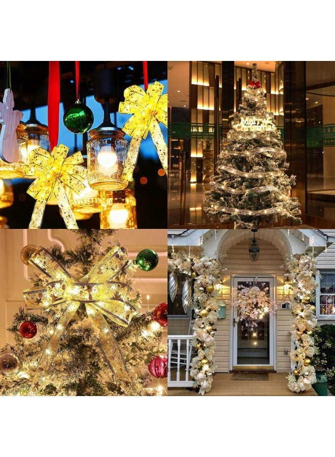 Christmas Tree LED String Lights 5M LED String Lights Holiday Decorations Gold Warm White Light for Christmas Tree Garden Party Decor Christmas Tree Lights - Image 2