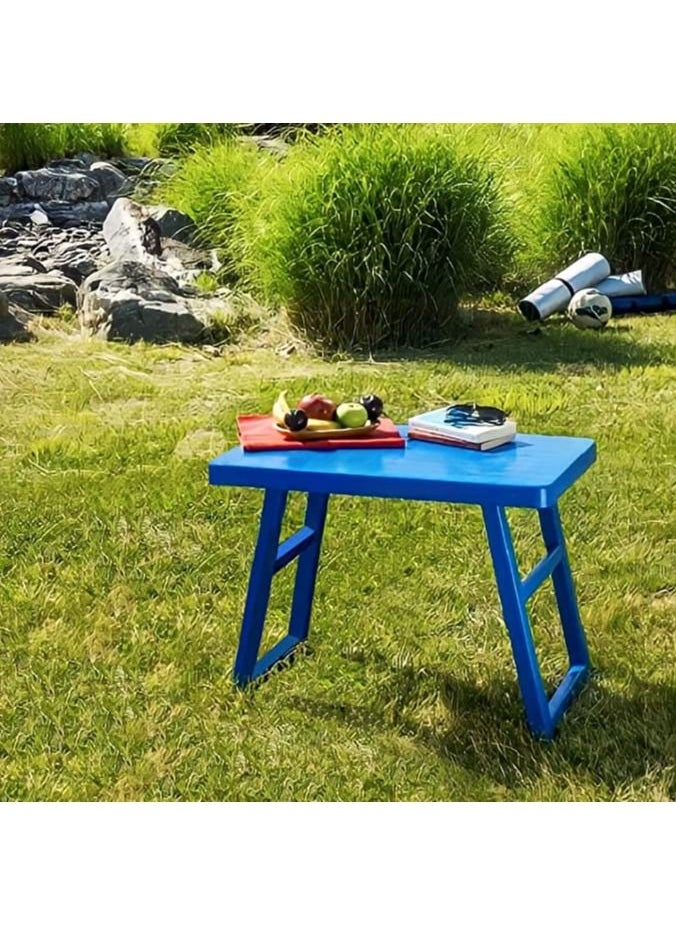 Witforms Portable Folding Outdoor Table L 72" X W 48" X H 57" - Perfect For Camping, Picnic, Beach, Cookouts And More - Weatherproof And Rust Resistant  - Image 2