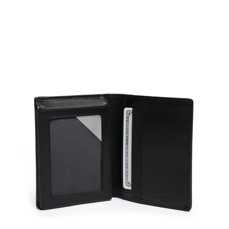 TUMI - Alpha L-Fold Wallet - Slim Bifold Wallet - Durable Ballistic Nylon Wallet - With Premium Gift Box - 4.4" X 3.4" X 0.7" - Black - Image 4