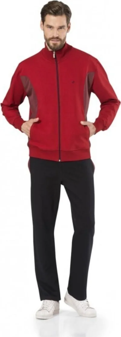 بيير كاردان 7000 Men's Tracksuit - Claret Red