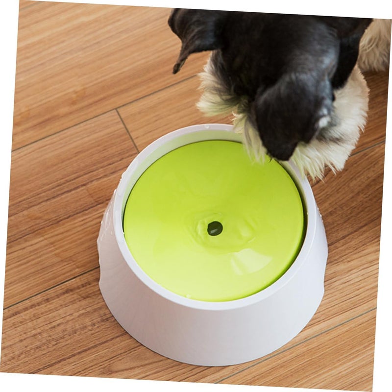 No-Spill Dog Water Bowl Pet Accessory for Dogs Cats Elevated Base Slow Feed Feature - Image 2