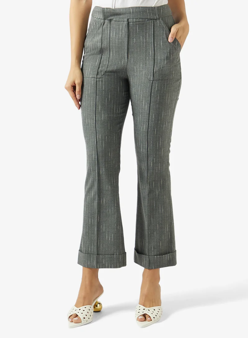 Fyor Pinstripe Straight Leg Pants