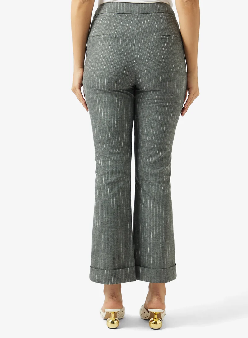 Fyor Pinstripe Straight Leg Pants