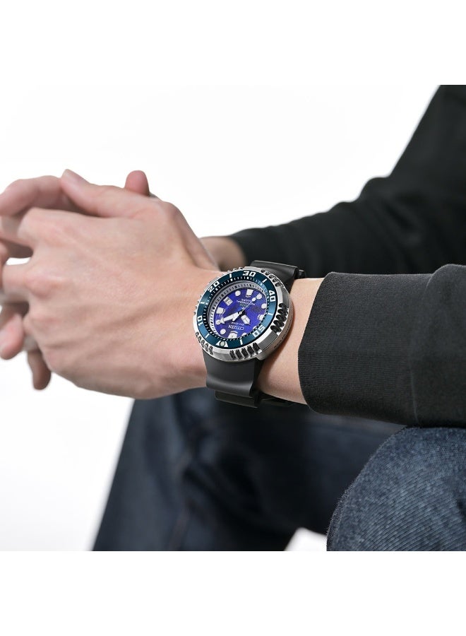 CITIZEN Citizen Unite with Blue Limited-Edition Promaster Dive E365 Blue Dial New-Release ECO‑DRIVE Diver 300 m BN1025‑08L  - Image 4