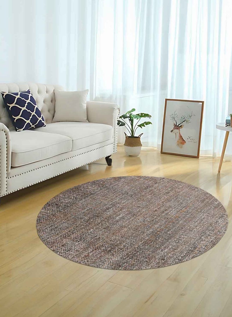 EVELYN - JUTE /POLYESTER RUG - 150 CM ROUND - Image 1