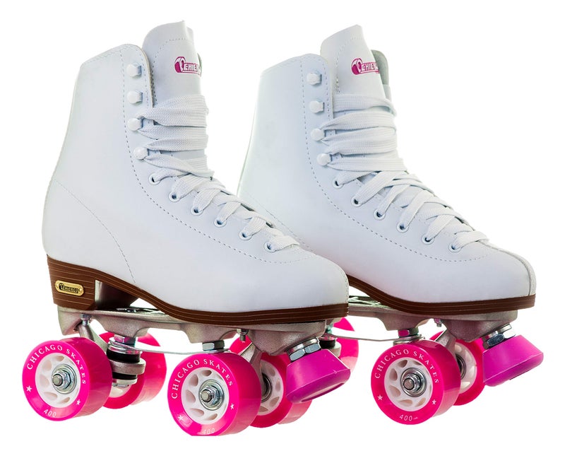 Chicago Classic Quad Roller Skates for Kids, Girls & Boys – Durable & Top Performance, Adjustable High-Top Boots for Safe Indoor/Outdoor Skates & Roller Derby–60mm PU Wheels & Semi-Precision Bearings - Image 1