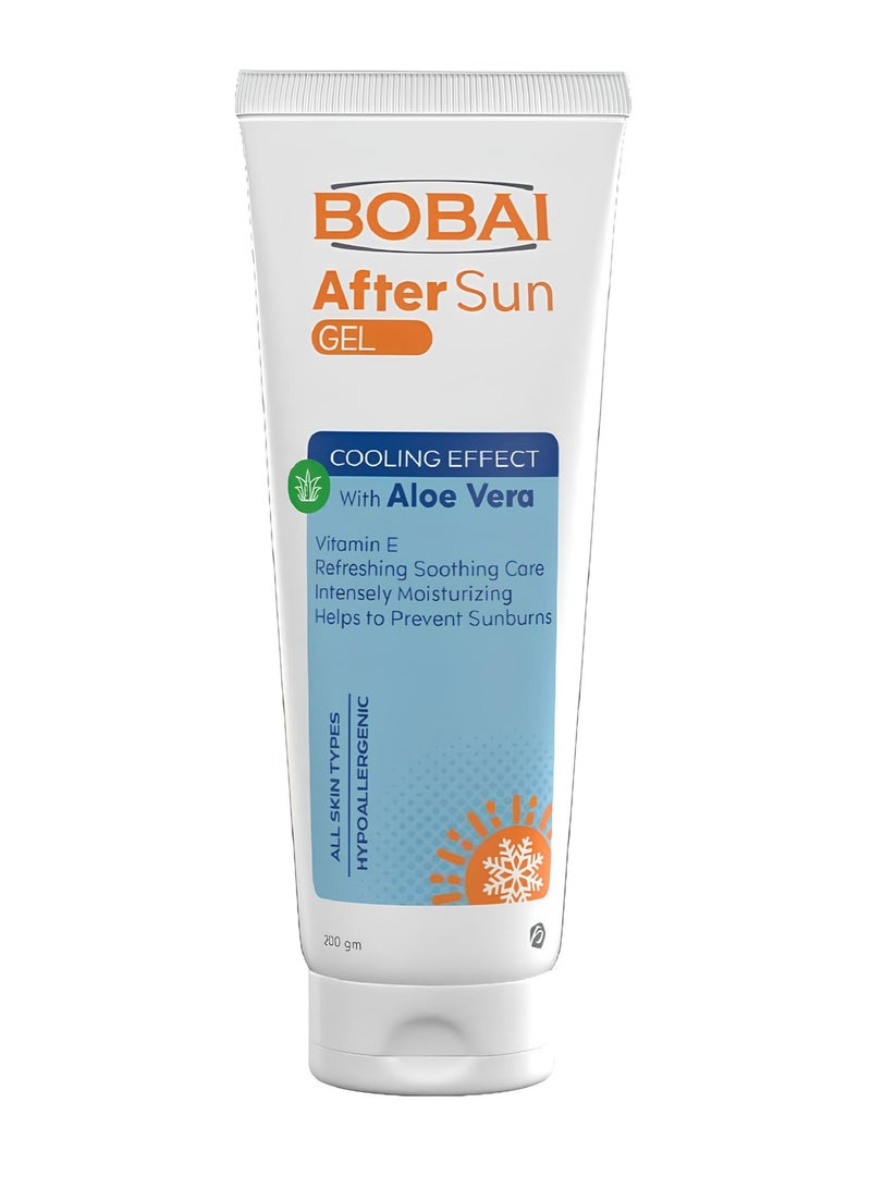 bobai Aloe Vera After Sun Cooling Gel – Instant Relief & Hydration - 200g